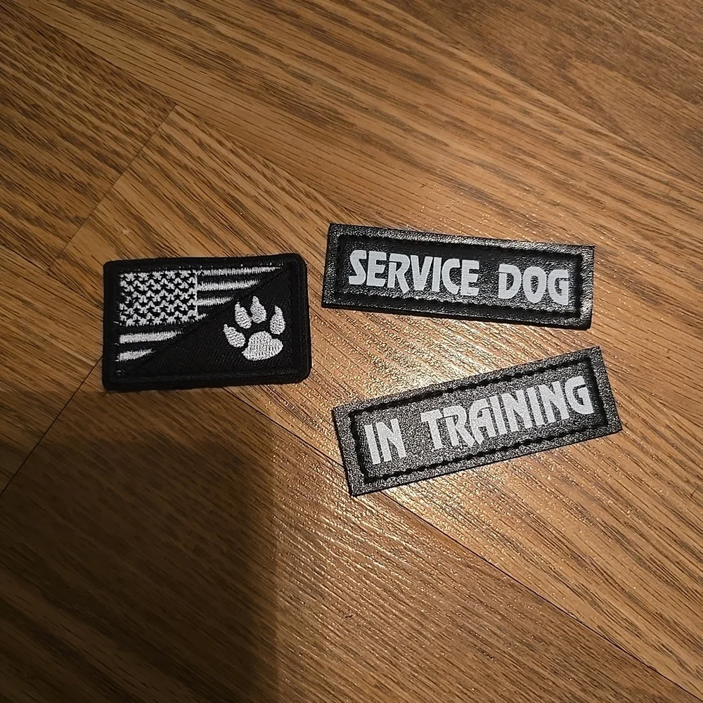 Reflective Service Dog Harness - Green - Picture 3 of 3